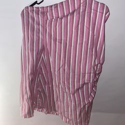 Wild Fable Pink Striped Women's Skirt Size XXL New With Tags Stylish Cute