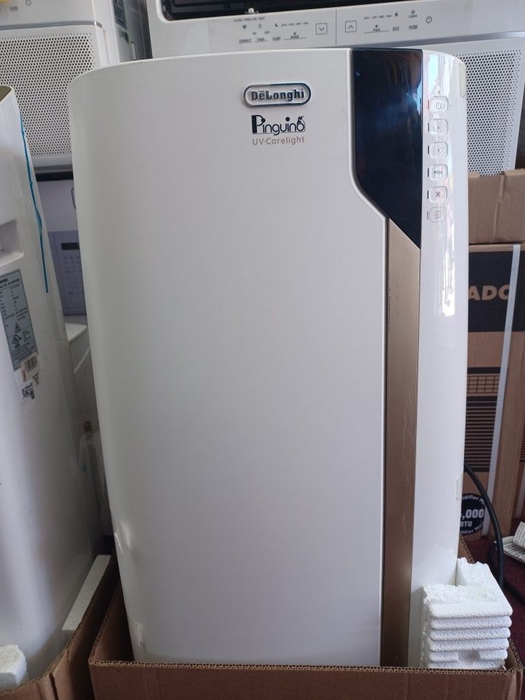 Super Deal. 14000btu Portable Ac By Delonghi With UV C Technology Kills Viruses. Complete Set New