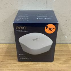 EERO WIFI SYSTEM COVERS UP TO 1500 Sq. Ft.