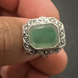 VERY BEAUTIFUL PURE LADY STERLING SILVER RING  SIZE 6 .5 