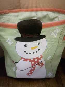 Thirty-one Cool Cutie Snowman Mini Storage Bin NIP
