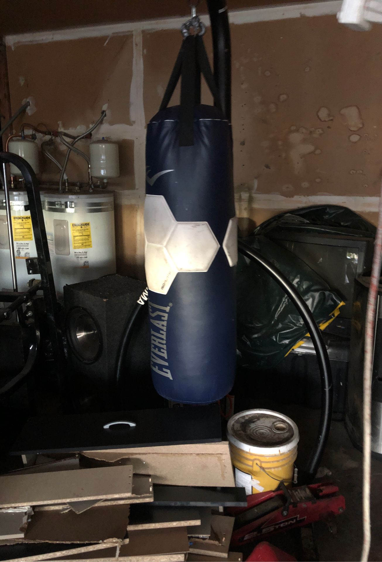 Everlast isolate punching bag w/ mma bag stand