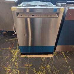Ge 24 Inch Built.in Dishwasher Gdf670syvfs Stainless Steel Interior