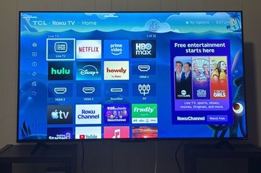 TCL 55” 4K UHD HDR Smart Roku TV –