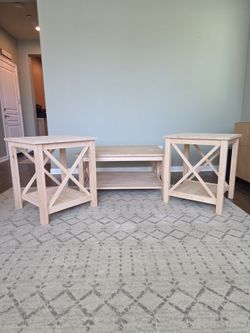 Coffee Table with side two side tables