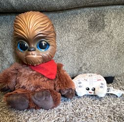 Star Wars Chewbacca Plush Toy with Millennium Falcon Mini Plush