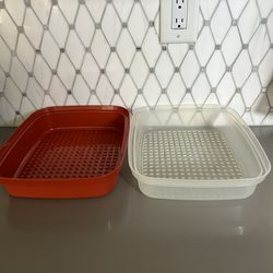 Tupperware Season-Serve REPLACEMENT Containers $5.00 / BOTH