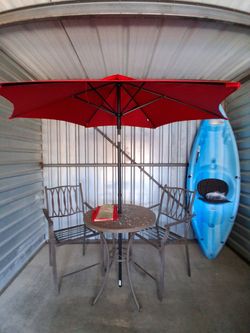Patio Table Set W/ Umbrella