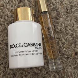 Dolce & Gabbana Lotion And Perfume