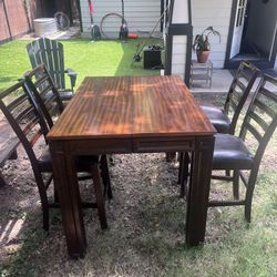 Gathering Table With Chairs