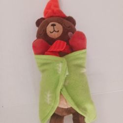 Target Bullseye Fireside Pals Plush Bear Blanket 2023