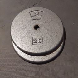 25 lb 1" Weight Plates
