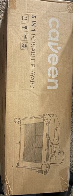 Caveen 5-in-1 Portable Playard