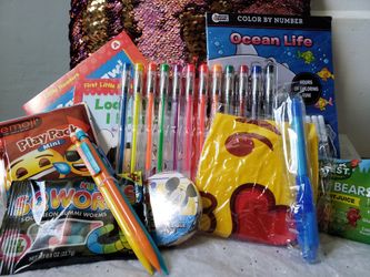 Kids back to school fun educational boxes