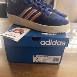 New Men’s adidas Rivalry Low 86 Shoes size 7  New York Knicks