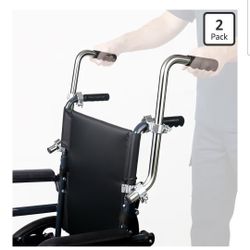 Wheelchair Handle Extenders, Push Wheelchairs Extension Handles Universal Assist Accessories 400lbs Weight Capacity
BOX DAMAGED BUT ITEM IT DOESN'T LO