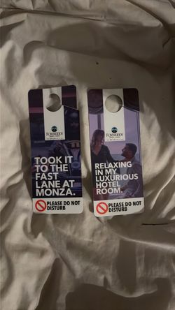 Foxwoods Resort Casino Do Not Disturb Door Hangers