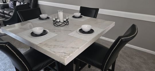 Marble Counter Top 5 Piece Set