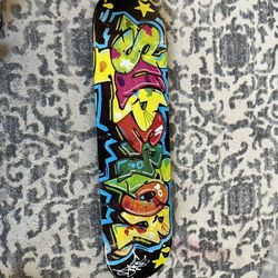 Superior brand skateboard deck featuring graffiti art by the artist Co - $50 (Murphy TX)
