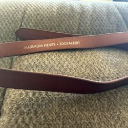 MAXIMUM HENRY EDGYALBERT  Belt 