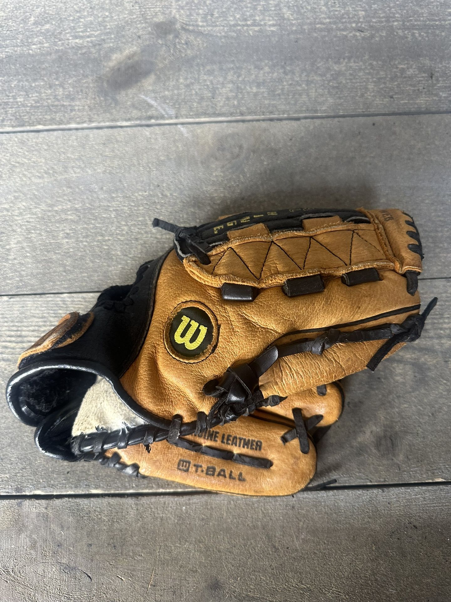 Baseball Glove Wilson 10” Pro A0450 PG10 Teeball Genuine Leather Mitt RHT