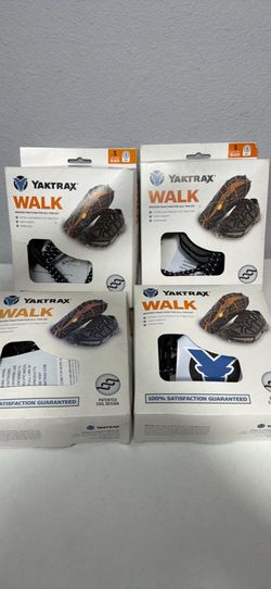 YAKTRAX WALK WINTER TRACTION CLEATS New 4 Boxes - 2 Small & 2 Medium