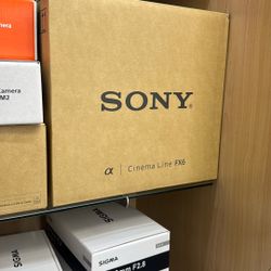 Sony Fx6 Camera 