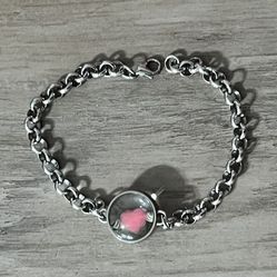 Stainless Steel Heart Angel Wing Bracelets