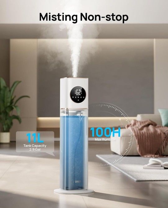 Floor Air Humidifier Household Mute Bedroom Large Capacity Room Aromatherapy Pregnant Baby Air Conditioning Room