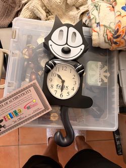 Felix the Cat Wall Clock with Certificate of Authenticity