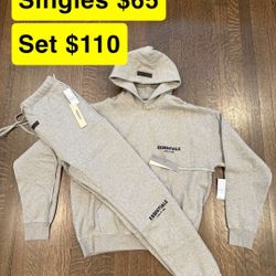 Dark Oat Essentials Hoodie