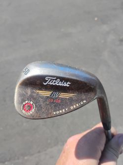58 Degree Wedge Titleist Vokey SM Oil Can Red Saw! Golf Clubs!