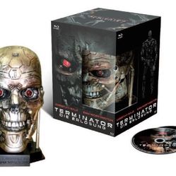Terminator Salvation Limited Edition T-600 Skull Blu Ray RARE