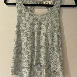 Hollister | Green Key Hole Tank Twisted Straps XS