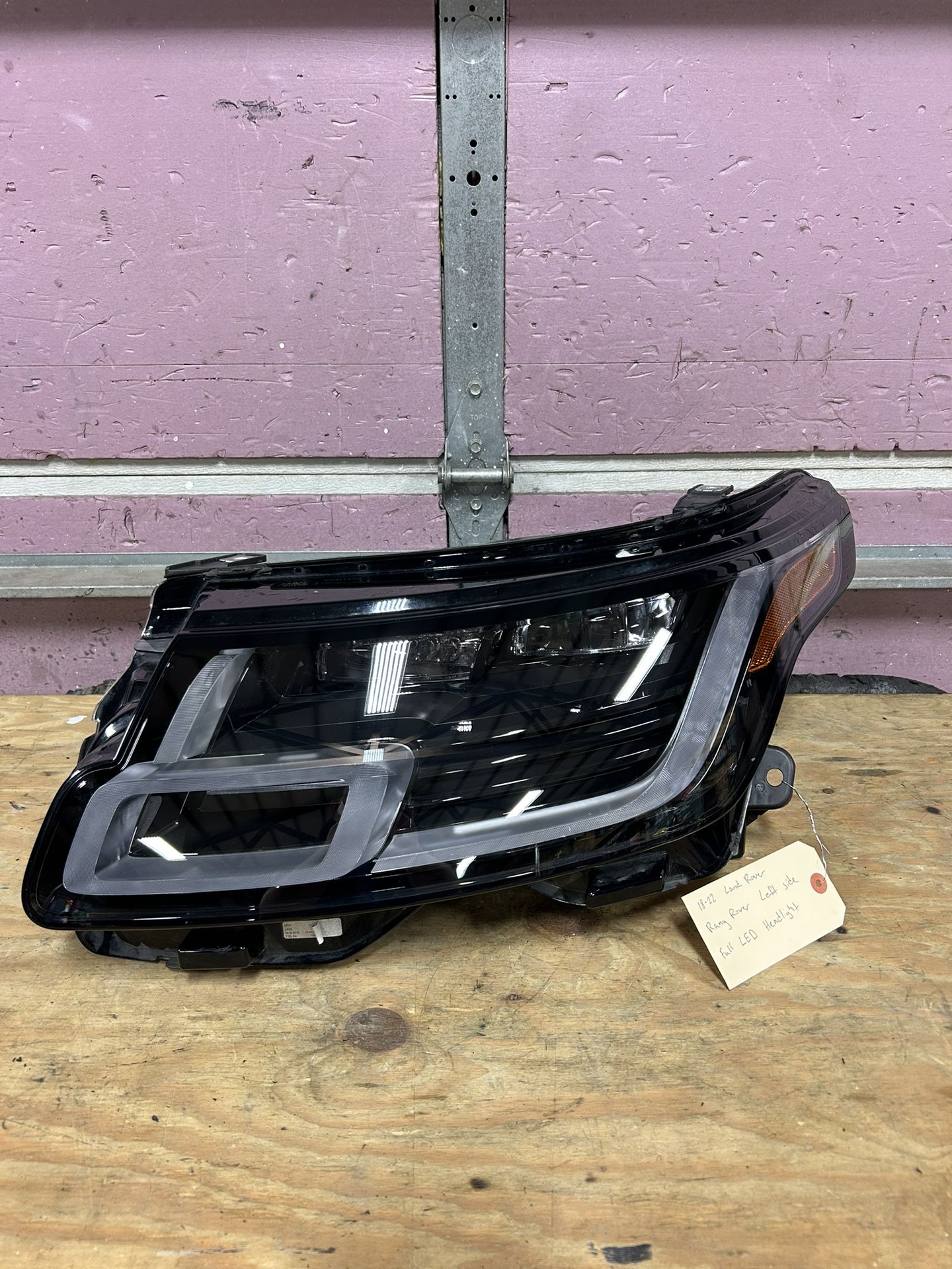 2018-2022 Land Rover Rang Rover Left Side Full LED Headlight OEM 