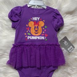 Disney Baby - Halloween Girl Romper (SZ 12-18m) NEW