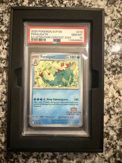 PSA 10 Feraligatr Illustration Contest 2024 SVP #213