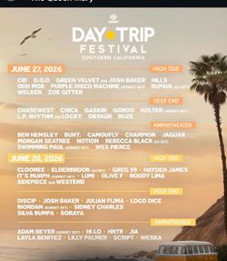Day Trip- SUNDAY VIP