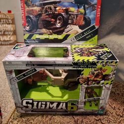 New In BOX G.I. JOE SIGMA 6 Dated 2006 With Pull Back Motor Make Offer