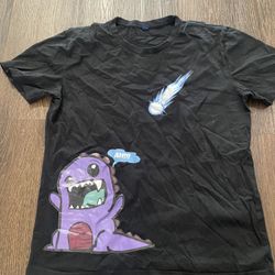 Womans Purple Dinosaur Shirt Size Small #11