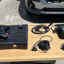 Xbox 360 With All Cables 2 Controllers