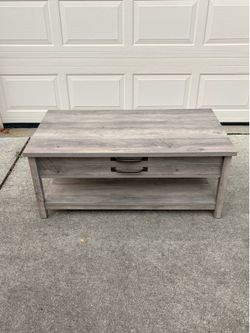Lift-Top Coffee Table With Storage