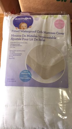 Fitted waterproof crib mattress