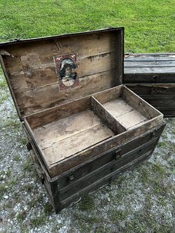 Large Steamer Trunks (pair)