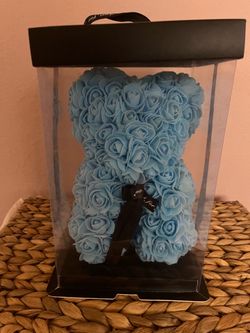 Oso hecho de flores