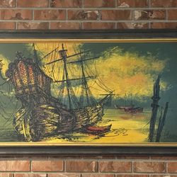 Oliveri Boat Painting