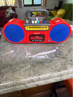 My First Sony Tape Cassette Player Recorder Radio model CFS-2020 Please Read