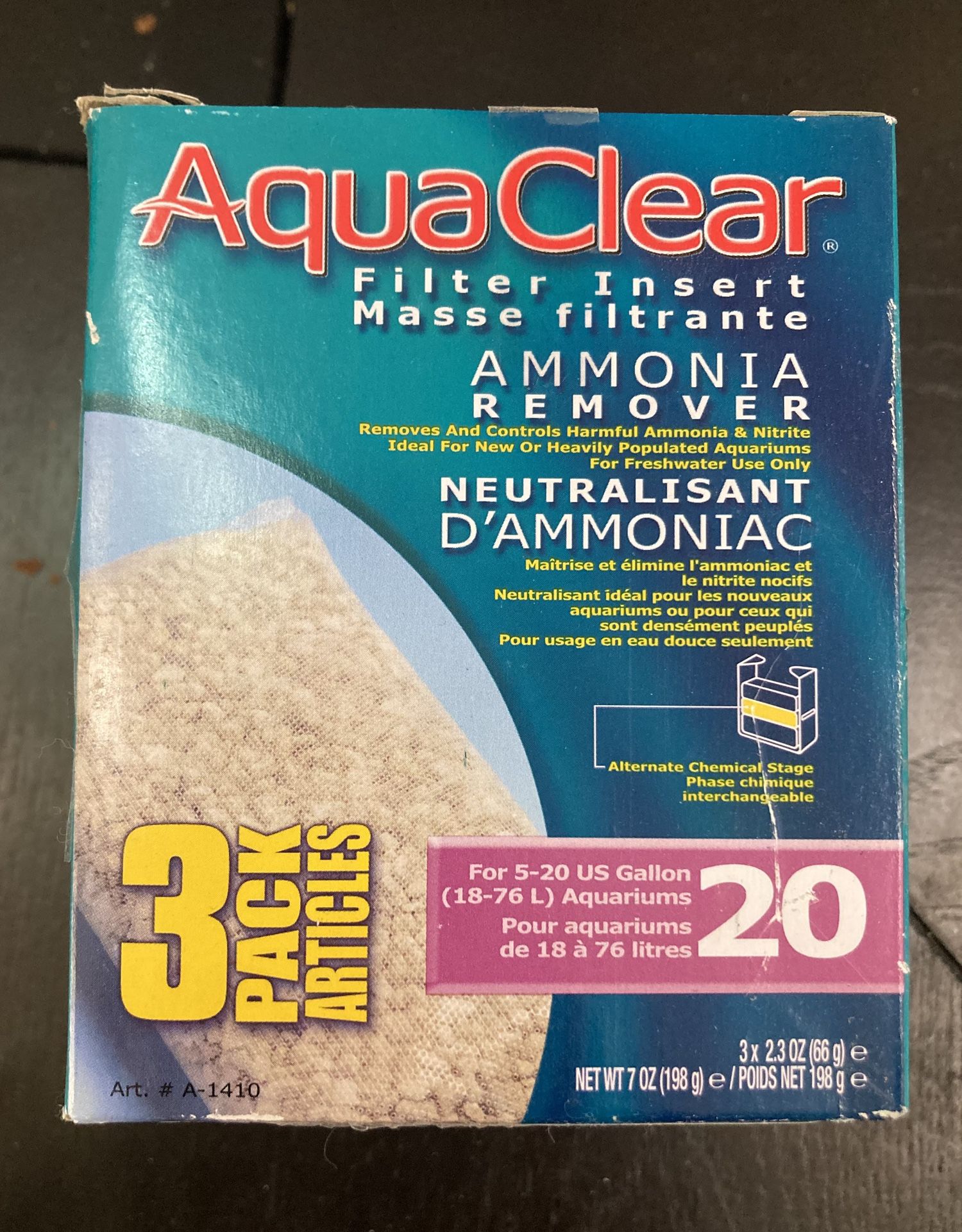 NEW Aquarium AquaClear Ammonia Remover Filter