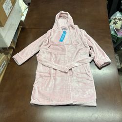 New Kids XL Deluxe Fleece Robe Pink