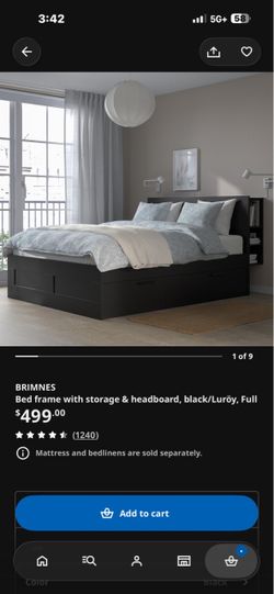 IKEA BRIMNES Bed Frame
